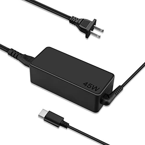 Etopgo 45W USB-C ACアダプター レノボ acアダプター タイプc 45W 20V 2.25A 電源アダプター PD対応 ノートパソコン 充電器 タイプc レノボ /lenovo thinkpad 交換用充電器 Type-C 汎用レノボ/Lenovo, chromebook, thinkpad, yoga, Dell Latitude, XPS, MacBook Air, HP Spec