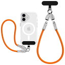 USB Type-C to C ストラップ型ケーブル 1本で2役 65W/0.3M Type C ケーブル 携帯ストラップ 手掛け 首掛けストラップ iPhone 16ケーブル 落下防止 紛失防止 断裂を防ぐ iPhone16/15シリーズ充電ケーブル MacBook、iPad Pro/Air、Galaxy、Sony、Pixel等タイプc多機種対応 オレ