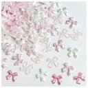 ネイルパーツ 蝶結び 120個セット 3D 立体 ピンク リボン ネイルパーツ 大きめ 可愛い 透明 光沢 リボン ネイルパーツ ネイルアート ジュエリーパーツ 手作り 手芸 ハンドメイド ジュエリーパーツ ファッション アクセサリー