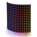 BTF-LIGHTING WS2812B ECO RGB合金ワイヤー 16X16cm 265ピクセル LEDマトリックスパネル 5050SMD デジタルフレキシブル 個別にアドレス指定可能 フルカラーLEDパネル DC5V