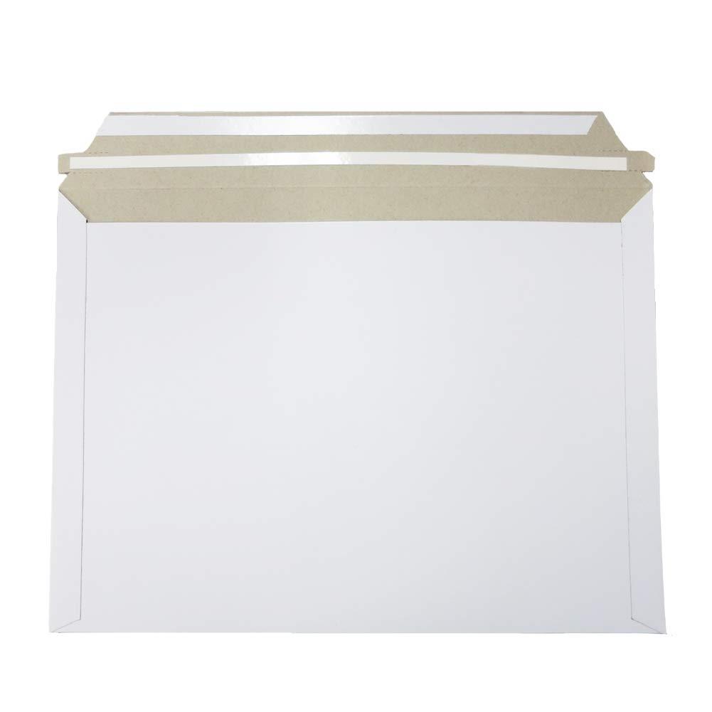 厚紙封筒ビジネスレターケース宅配袋超厚手約300g梱包袋A4メール便対応業務用ホワイト郵便袋ラッピング袋国際郵便の封筒DVD書類荷物発送用品包装資材梱包材ワンタ...