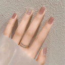 BHIDENAW ネイルチップ 24枚入 ネイルチップ ショート 秋冬 ネイルチップ 人気 和風 かわいい シンプル おしゃれ 成人式 入学式 卒業式 結婚式 パーティー できます ネイルシール 花嫁ネイル 光沢 つけ爪 両面テープ ウッドスティック (若々しさ A29, M)