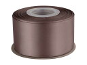 【TEKDEERE】両面サテンリボン 幅50mm 長さ22M 手芸 DIY 花束 ギフト ラッピング 包装-チョコレートチップ(3)