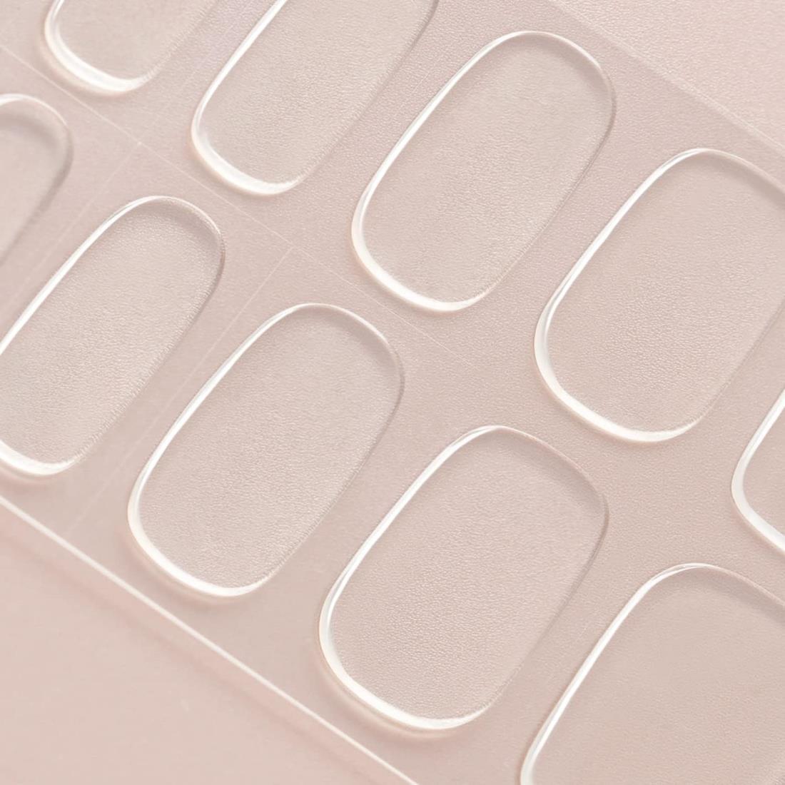 DANNI&TONI ジェルネイルシール 透明 クリア 男女兼用半硬化タイプ 爪補強保護 防水2週間 長持ち SGS認定済み 安全 オフィス向け通勤 シンプル ...