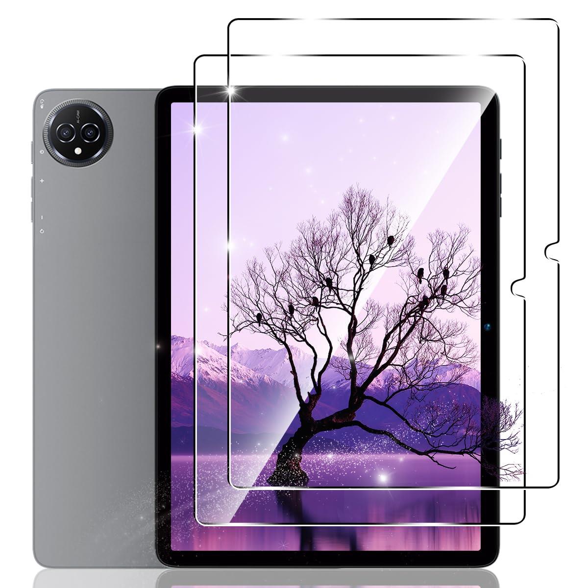 【2枚セット】 対応 BMAX i10 Plus ガラスフィルム 2枚 【日本製素材旭硝子製】 対応 BMAX i10 Plus 10.1インチ タブレット フィルム 強化ガラス 液晶 保護フィルム ケース カバー 高透過率 硬度9H 飛散防止 3D 高感度タッチ 気泡防止 耐指紋 撥油性 ラウンドエッジ加工 簡単