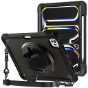 ProCase iPad Pro 11インチ ケース M4 (2024年発売 第5世代) 専用 (A2836 A2837 A3006) 肩掛け式 子供・現場作業...
