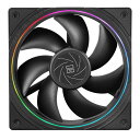 Thermalright TL-S12 CPU ファン 120mm の場合の冷却ファンは ARGB の照明効果、1500RPM 速度の PC PWM の無声コンピュータ ファン、CPU 冷却ファン黒と来ます