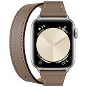 アップルウォッチ バンド 40mm 38mm 41mm レザー 二重巻き コンパチブル Apple Watch バンド 革 レディース 細い 交換 高級ベルト ...