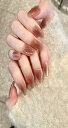 BIBII Nails手作り ネイルチップ キット 付け爪 長い3D爪 finger suit ピンク春夏 韓国 人気 10枚入 キャットアイ マグネット ロン...