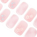 DANNI&TONI ジェルネイルシール 桜 透 け感 ネイルシール 硬化タイプ 桜 ジェルネイルシール ピンク ジェルネイル ピンク 透 け感 春ネイルデザイン ネイルシール 硬化タイプ 花 さくら 貼るジェルネイル 貼るネイル 長持ち無臭 防水 SGS認定 初心者簡単 30シール 小さい爪