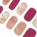 DANNI&TONI ジェルネイルシール ジェルネイルシール 硬化タイプ ネイルシール 硬化タイプ 爪補強保護 防水2週間 長持ち SGS認定済み アレルギー軽減ネイル (Marble Veins…)