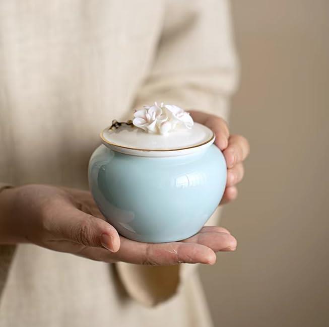 DiDiBirDi ニ分骨用骨壷 ミニ骨壷 遺骨入れ骨壷カバー 骨壺カバー入れ コンパクト 小さい 手元供養 納骨 仏具用品 ミニサイズ 骨壺 ペット骨に優しい...