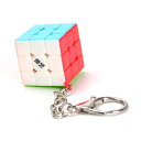 FAVNIC キーホルダー マジックキューブ かわいい おしゃれ 3x3x3 キーチェーン 魔方 立体パズル ​ キューブ Magic Cube キーチェーン (クラシック ロゴあり)