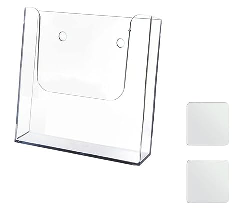 seimeinoki カタログスタンド A5判 壁掛け アクリル製 クリア パンフレットスタンド チラシケース 耐荷..