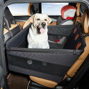 Cavoyo 専門設計 ペットドライブシート ドライブベッド 大型犬 車犬カーシート 後部座席マット 半分 リード付き ペットドライブボックス ハンモック 防水...