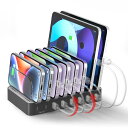 Unitek 2025 USB PD充電ステーション 8ポート PD20W*2+USB A*6 卓上充電スタンド 75W 8台同時充電 1.5A/2.4A/3A...
