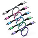 USB Type C ケーブル 0.3M 【5本セット】 QC3.0急速充電 タイプc 充電ケーブル iPhone 16充電ケーブル type c ケーブル USB2.0高速データ転送 ナイロン編み 高耐久性 iPhone16 シリーズ、 Galaxy A35 S24 Ultra A55、Motorola Moto G Stylus 5G 2024その他Android USB-C機器(2)