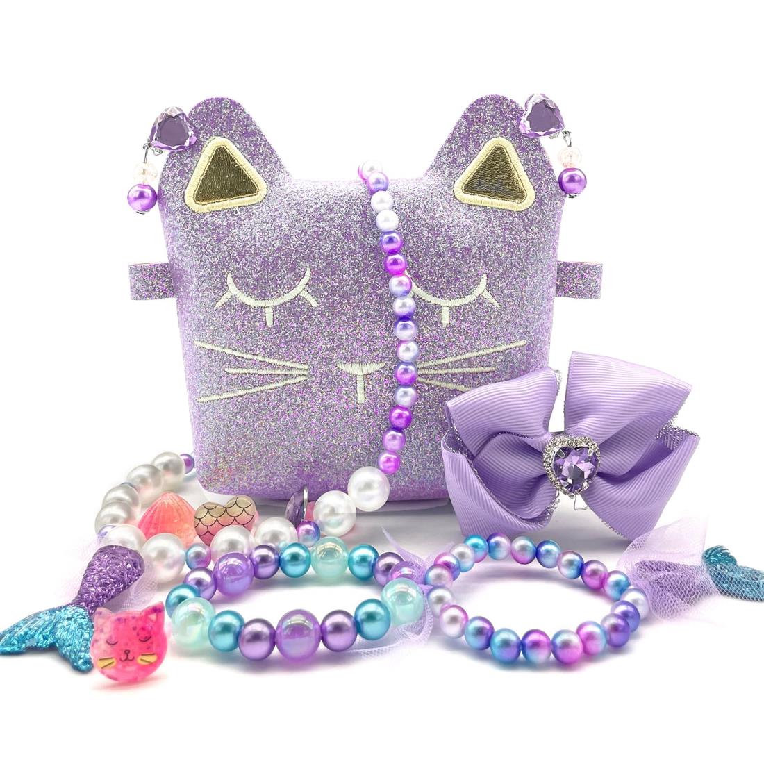 [Luxureux] 豪華10点セット プリンセス アクセサリー 子供用 キラキラ コ スチューム お姫様に変身/お姫様ごっこ/誕生日/クリスマス/プレゼント コ スプレ (B)