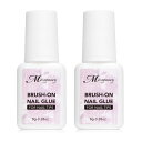 Missgooey ネイルグルー ネイルチップ接着剤 付け爪接着剤 ネイル接着剤 強力 多機能 初心者&プロ適用 UVランプ不要 速乾 16g