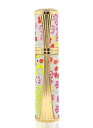 AsaNana 【2024の新型・国内初登場・高級レザーシリーズ】アトマイザー 香 水 詰め替え 容器 5ml 携帯用 コンパクト 持ち運び便利 ワンタッチ補充 底部充填 漏れない パフュームスプレー プッシュ式 (レインボーフロ ーラル)