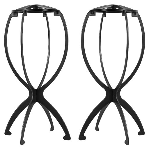 aninako 2個セット ウィッグスタンド 帽子スタンド ウィッグハンガー ウィッグ専用スタンド 組み立て式 かつらスタンド ウィッグホルダー 型崩れ 防止 假发架 ウィッグ保管 ウィッグ用 収納ケース (黒) aninako 2個セット ウィッグスタンド 帽子スタンド ウィッグハンガー ウィッグ専用スタンド 組み立て式 かつらスタンド ウィッグホルダー 型崩れ 防止 假发架 ウィッグ保管 ウィッグ用 収納ケース (黒)