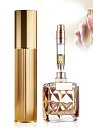 SINNMAO アトマイザー 香 水【5ml・底部充填・携帯用】ワンタッチ補充 漏れない ミニ ポータブル コンパクトデザイン 小分けボトル 旅行 デート 仕事 男女兼用 (TW-ゴールド)