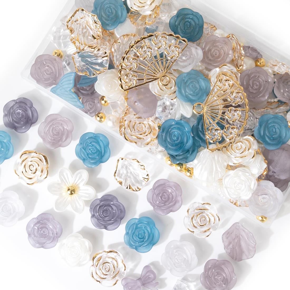 デコパーツ ビーズ ホイップデコ パーツ 【特典ビーズ含む·26セット展開·約110個】 ビーズセット トレカ デコパーツ アクリルビーズ ...