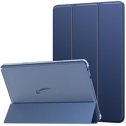 Fire HD 10 ケース 2023 MoKo New Fire HD 10 第13世代 保護カバー 手帳型 スタンドケース オートスリープ対応 高級PUレザー外装 PC製シェルケース マイクロファイバー裏地 軽量 薄型 傷つき/汚れ防止 Indigo