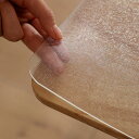 Yiwbj テーブルクロス エンボス加工 透明 80x140cm 厚さ2mm PVC製 テーブルマット つや消し 長方形 デスクマット 無臭 ビニール 気泡なし 矩形 テーブルカバー 防水 汚れ防止 撥水加工 (エンボス加工 厚さ2mm, 80*140cm)