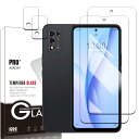 【2+2枚セット】ZTE Libero 5G III 用の ガラスフィルム(2枚) + レンズ保護フィルム (2枚) フィルム 強化ガラス液晶保護フィルム液晶 ...
