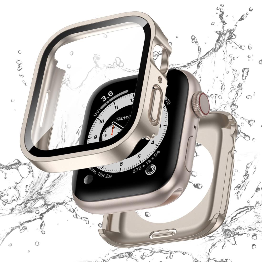 ytJo[یzKawoco AbvEHb` h Apple Watch SE Series 6 5 4 Ή 44mm P[X 2 in 1 O̕ی d\ ϏՌ iWatch ̌^ X^[Cg