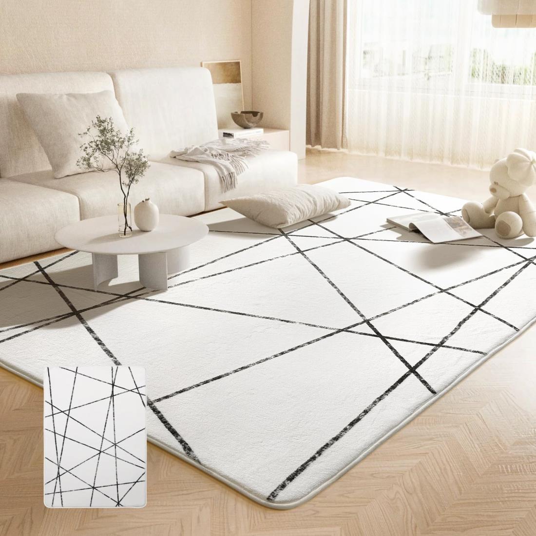 Beddiny カーペット ラグ マット 3畳 極厚 2cm ふわふわ肌触 低反発 厚手 洗える オールシーズン 滑り..