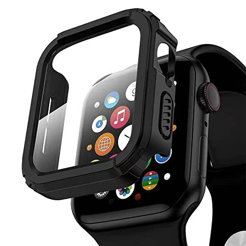 y2023ŁzAMAPC for Apple Watch P[X 40mm 44mm hP[X IP68Sh oh jEX|[cp KXtB ̌^ apple watch p Jo[ AbvEHb` P[X Sʕی ϋv h~ Apple Watch 6/SE/5/4 44mmΉ ubN