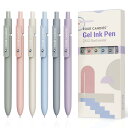 Four Candies ジェルボールペン 6本 0.5mm 可愛い文房具 書きやすい 速乾インク おしゃれ 贈り物 プレゼント 女の子 中学生