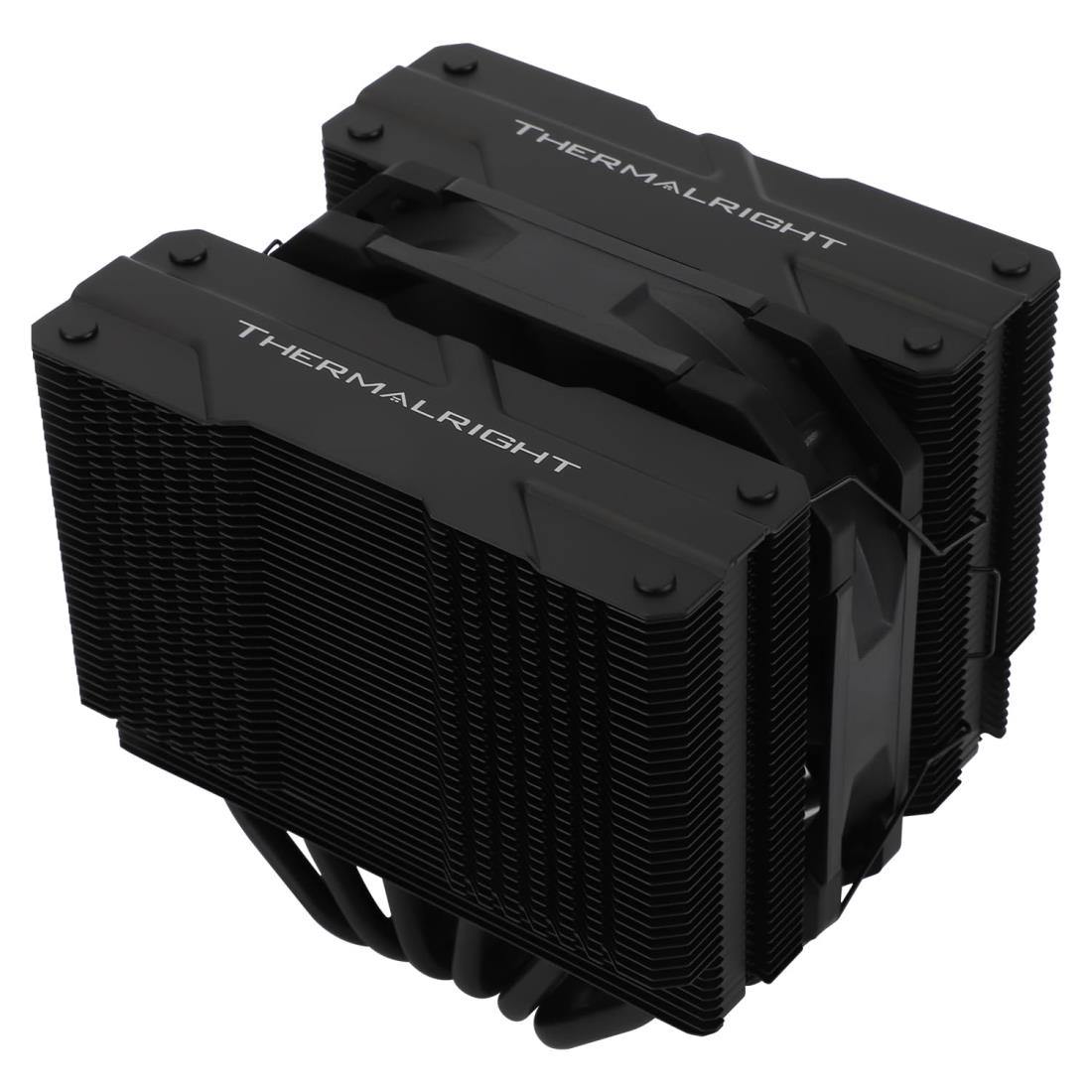 Thermalright Peerless Assassin 120 MINI BLACKCPUクーラー、6ヒートパイプ、120mm TL-D12B PWMファン、高さ135mm、ダブルタワークーラー、AMD AM4 AM5/インテルLGA 1851/1700/1150/1151/1200/2011 用