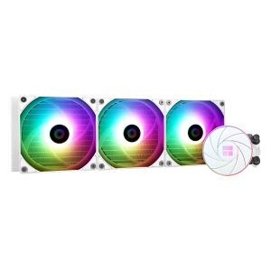 Thermalright AQUA ELITE 360 WHITE ARGB CPU液冷クーラー、CPU冷却列サイズ360、120mm PWMファン、S-FDBベアリング、AMD/AM4/AM5、INTEL LGA1150/1151/1155/1156/1200/2011/ 1700対応ARGBオールインワン水冷クーラー