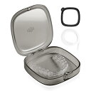 Annhua マウスピース ケース リテーナーケース 矯正ケース アライナーケース マグネット開閉 矯正器具ケース 部分入れ歯ケース 入れ歯ケース 携帯用 シリコンストラップ付き 耐衝撃 薄型 持ち運び 軽量 通気性 プラスチック グレー