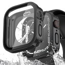 【2個セット】Kawoco アップルウォッチ 防水 カバー 44mm 対応 Apple Watch シリーズ 6 5 4 SE 一体型 フルカバー保護 ケース 装着簡単 耐衝撃 iWatch 44 mm, ブラック と ブラック