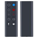 ファンリモコン HP00 HP01 予備交換リモコン fit for ダイソン 暖房/冷却ファン 空気清浄機 ファン専用 リモコン 設定不要 操作簡単(HP00 HP01ブラック)