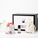 Miracle TQ アロマセット エッセンシャルオイル 天然石 ギフトパック エッセンシャルオイル 15ml + クリスタル 300g + 蓋付き半透明ガラスボトル アロマディフューザー ストーン アロマストーン 天然石ブレンド クリスタル アロマオーナメント 空気浄化、無炎アロマセット装
