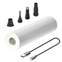 innhom 携帯式 エアーポンプ 電動 4000mAh 4000Pa 空気入れ・空気抜き 4種類のノズル付き 充電式 電動ポンプ うきわ/プール/真空圧縮袋/ヨガボール/ゴムボート/エアーベット 適用