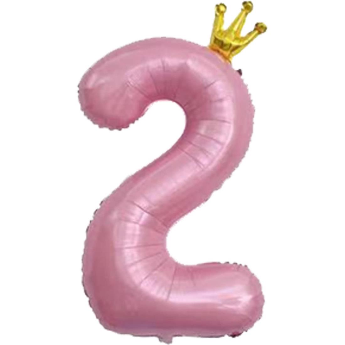 楽天PS-Direct【LEISURE CLUB】誕生日 数字バルーン 数字2 40インチ ピンク 風船 セット バースデー パーティー バースデー デコレーション セット きらきら風船 パーティー お祝い 結婚式 記念日 お祝い 誕生日 飾り付け （ピンク, 2）