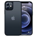 【米軍MIL規格・指紋防止】CASEKOO iPhone12 用 ケース iPhone12Pro 用 ケース 耐衝撃 滑り止め マット半透明 スマホケース ストラップホール付き 保護 iphone1212pro アイフォン12用 12Pro用 6.1インチ カバー(マットブラック)