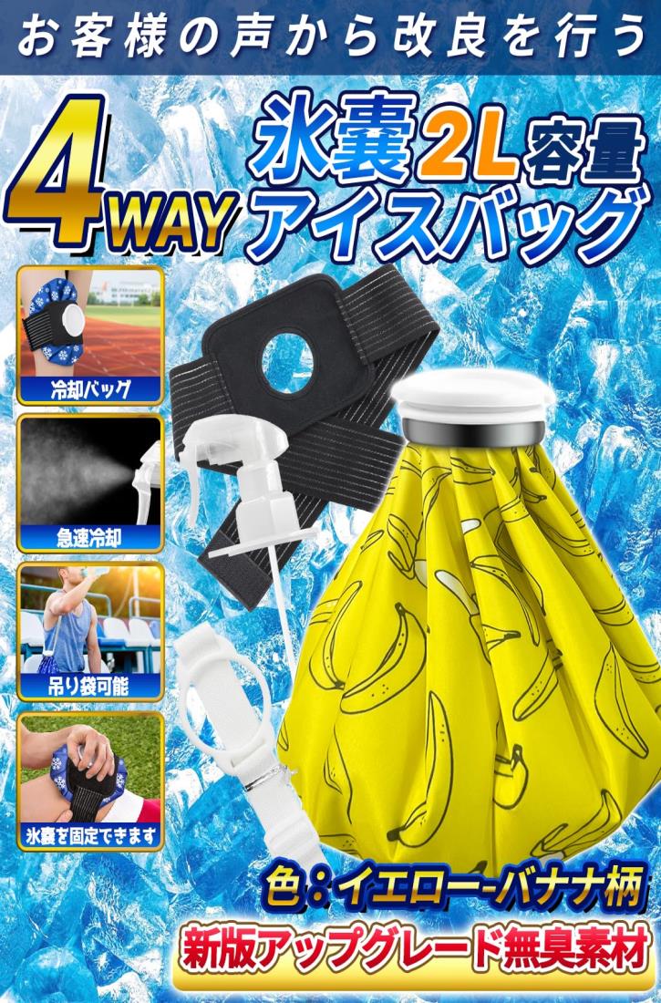 Goreson アイスバッグ 氷のう 氷嚢 【新感覚！ 専門家ダブル監修】 アイシングセット 大口径 結露なし ..