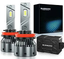BLUESEATEC H8 H16 LEDヘッドライト 爆光 H11 LEDバルブ 20000LM 50W 超高輝度 正規日本製CSPチップ 車検対応 キャンセラー内蔵 12V/24v(ハイブリッド車・EV車対応) 定電流回路搭載 高速回転冷却ファン付き 静音 ラジオ干渉なし 2個入