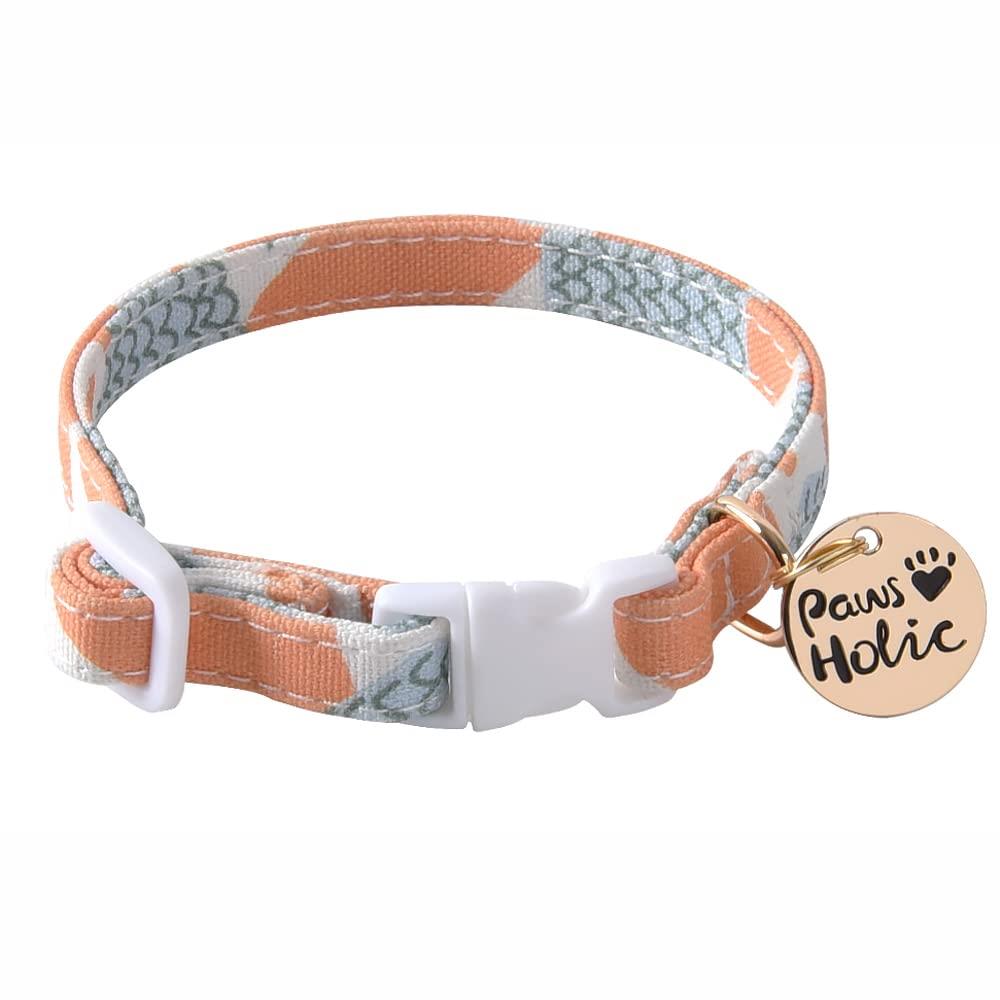 Neskatu 犬 首 輪 小型、中型、大型犬用首 輪 かわいい 布製 コットン 犬の首 輪 犬用訓練首 輪 軽量 ..