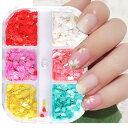 ネイルパーツ 桜 ホログラム 薄型 桜の花びら ネイル ホログラム 花 ネイルアート デコパーツ スパンコール ゴールド シルバー ブリオン ジェルネイル レジン 封入パーツ(4)