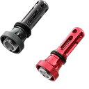 サンライク(SANLIKE)リールスタンド リールホルダー ダイワ シマノ対応 スピニングリール用 ラインストッパー フックキーパー付き 航空アルミ製 超軽量/耐食海釣り 4色(グレー、レッド、コールド、ブルー)選べる (グレー+レッド)