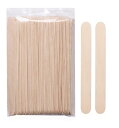 LeTradeJP ブラジリアンワックス脱毛 スパチュラ 大 100本入り スティック棒 ウッドスティック 脱毛ワックス用 業務用 使い捨て いろんな芸術品や作品を作り用に