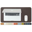 ナチュラルコルク &PU両面デスクマット、大型マウスパッド、デスクプロテクター、防水キーボードマット、オフィス/家庭/ゲーム/装飾に最適(コーヒー、60cm*30cm)